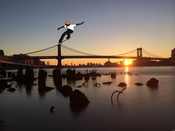 Eliska Adds Humorous Illustrations to Photos of New York