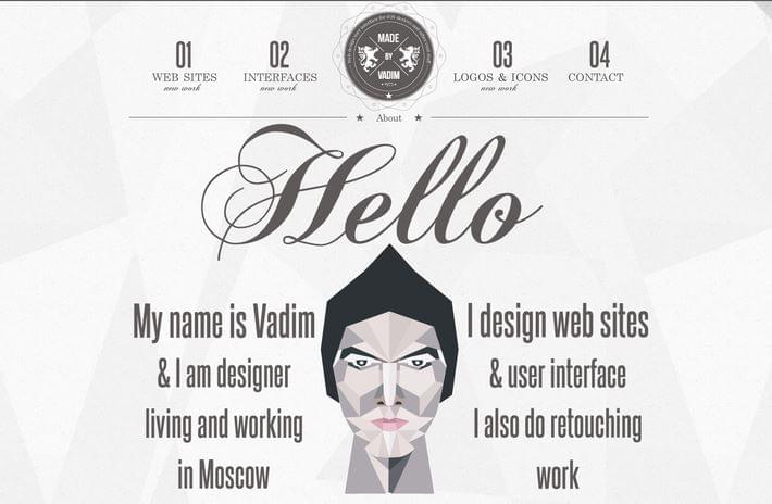 Examples of Black and White Web Design