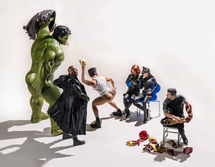 Amusing_Action_of_Superheroes_in_Not_So_Super_Conditions