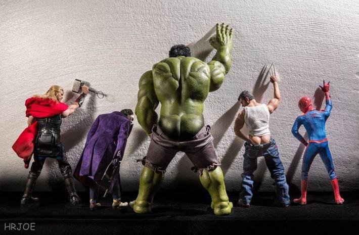 Amusing_Action_of_Superheroes_in_Not_So_Super_Conditions