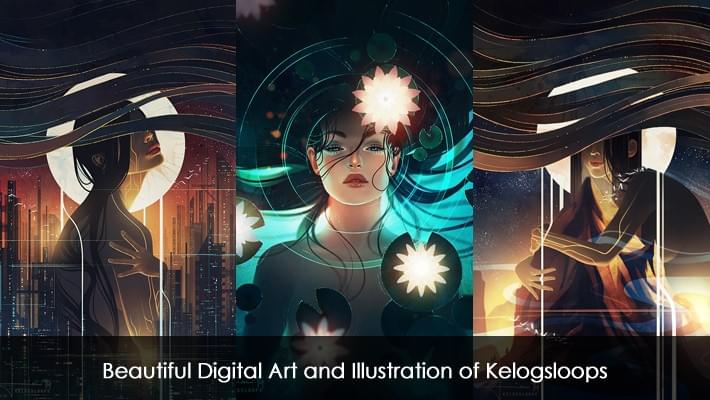 Beautiful Digital Art and Illustration of Kelogsloops