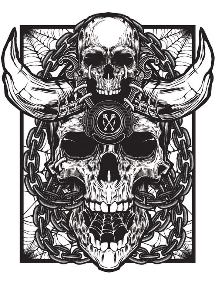 Awesome-Grayscale-Vector-Illustration-by-Joshua-M-Smith