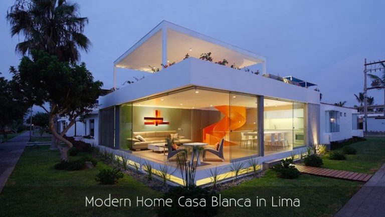 Modern Home Casa Blanca in Lima