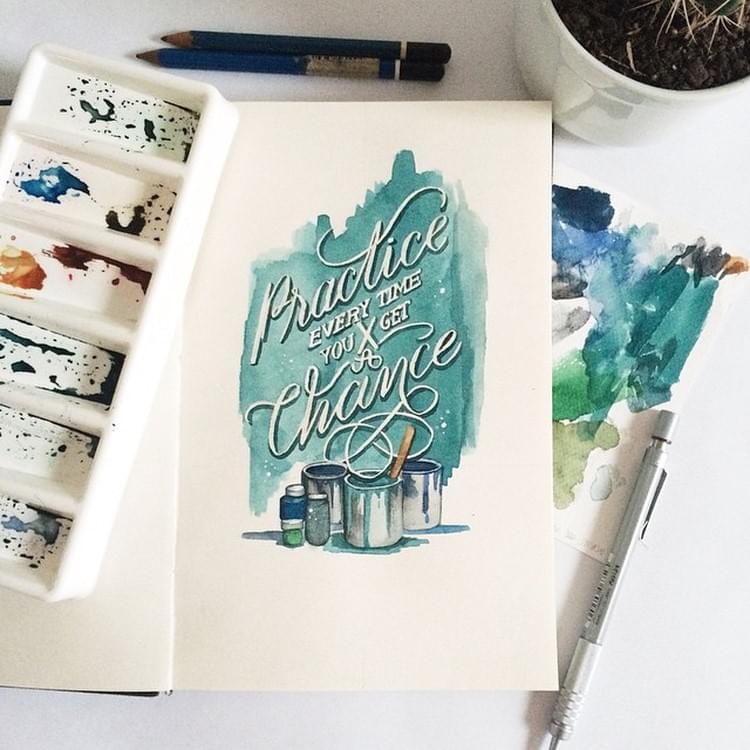 Watercolor Lettering Quotes