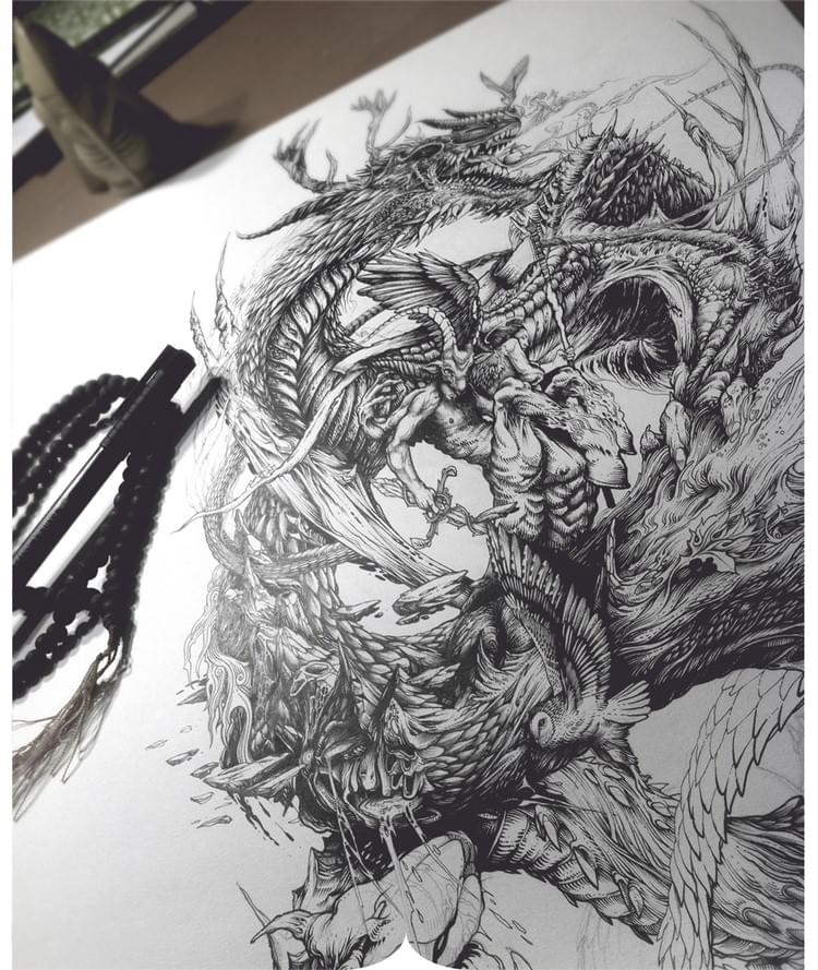 Brilliant-Intricate-Drawings-of-DZO-Olivier