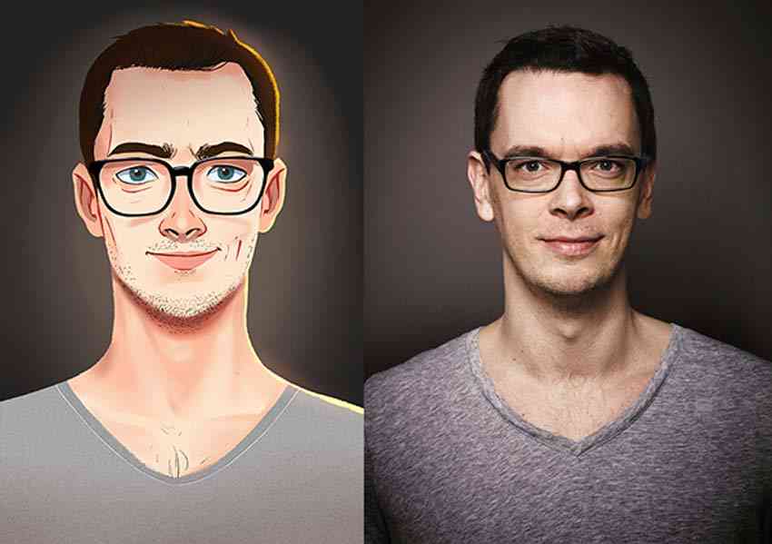 Creative-Digital-Art-Paintings-of-Random-People-into-Fun-Illustrations-002