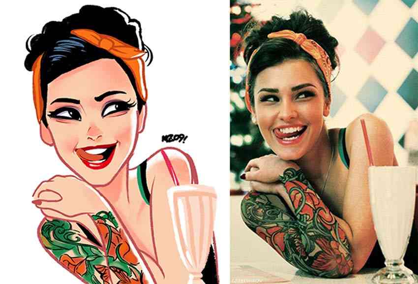 Creative-Digital-Art-Paintings-of-Random-People-into-Fun-Illustrations-005