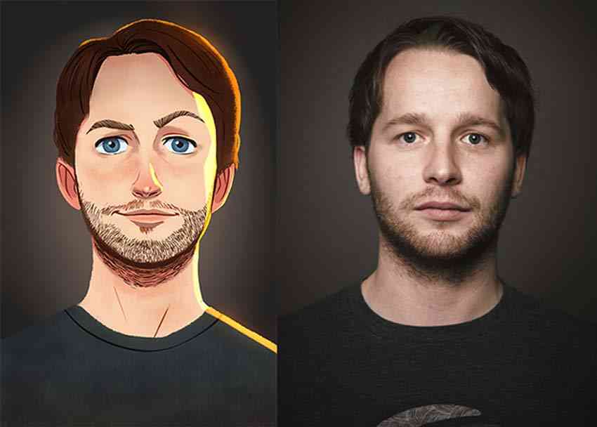 Creative-Digital-Art-Paintings-of-Random-People-into-Fun-Illustrations-006