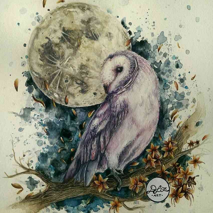 Striking Watercolor Drawings