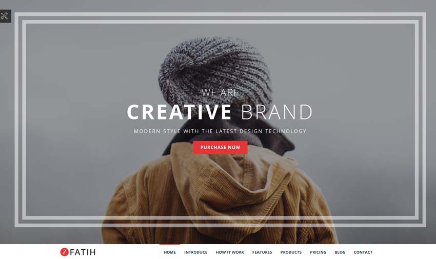 Fatih - Creative landing page template