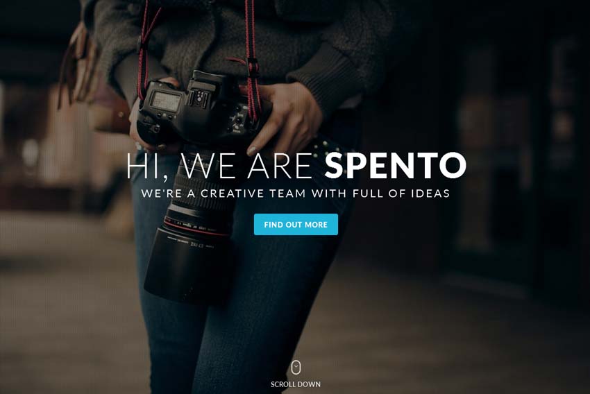 Spento - Flexible and Multi-Purpose Landing Page