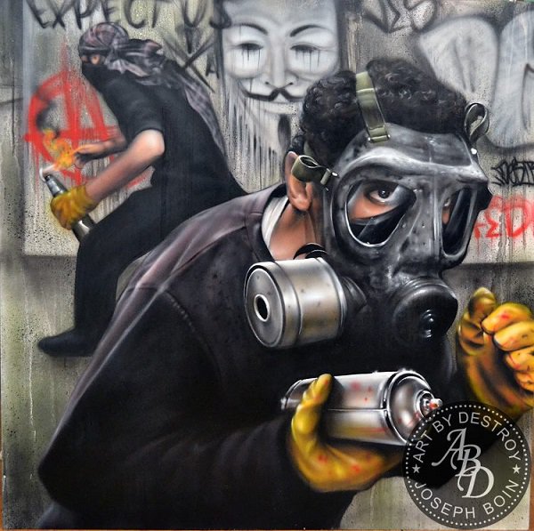 Excellent Street Art by Destroy