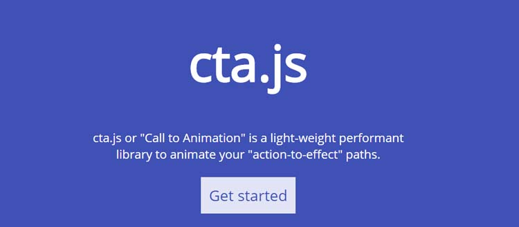 cta.js Animate your action to effect paths