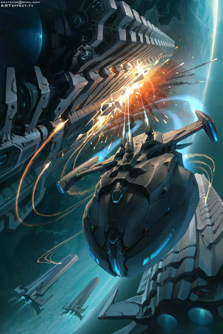 Epic Sci-fi Concept Art Inspiration