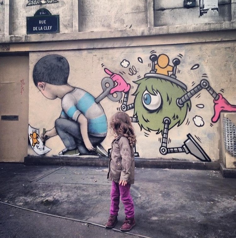 Street Artist Transformed Buildings into Works of Art