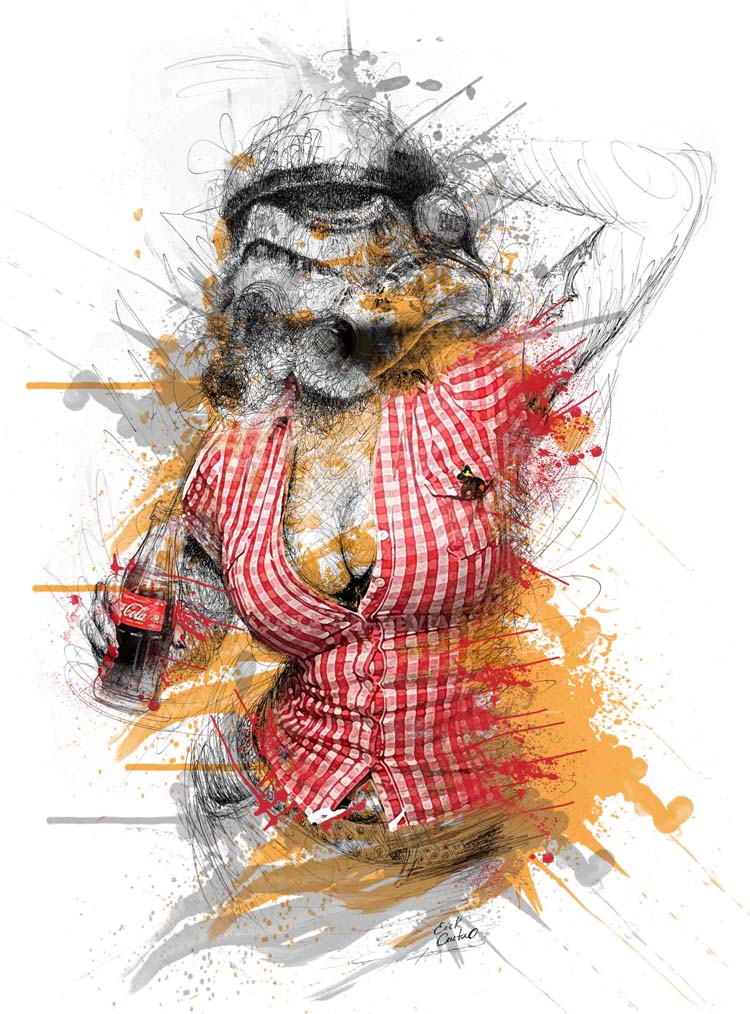 Wonderful Pen Stroke Drawings by Italian Artist Erick Centeno