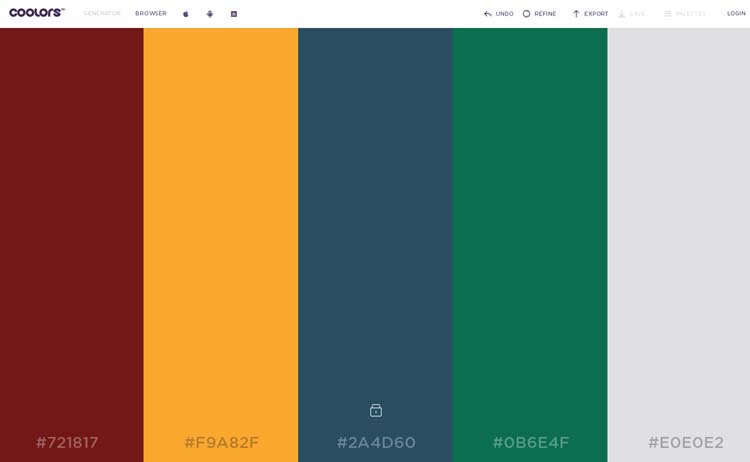 random color palette generator