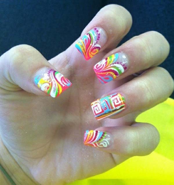 Abstract Nail Art Ideas