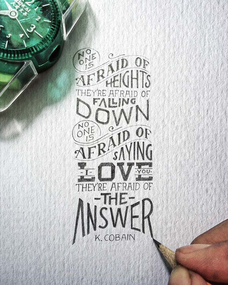 Inspirational Miniature Calligraphy
