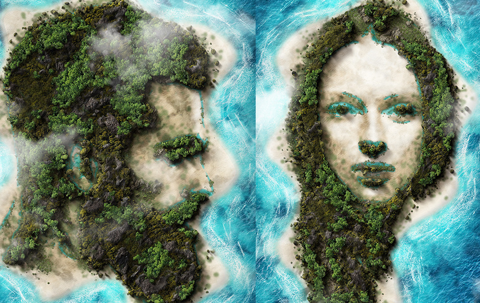 Beautiful Island Photoshop Action that Turn Your Image Into Island