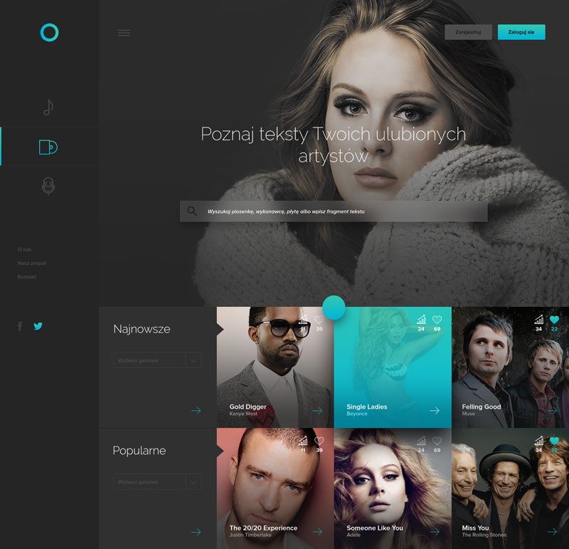 Beautiful Music Website Designs for Inspiration