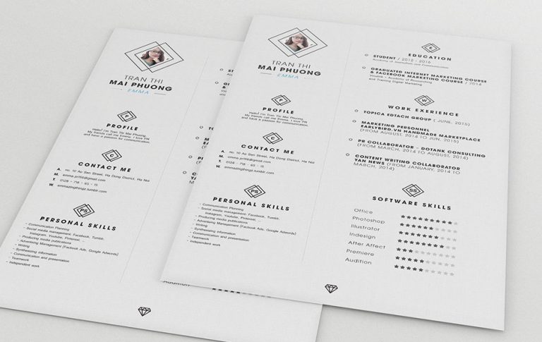 Free Clean Resume Templates