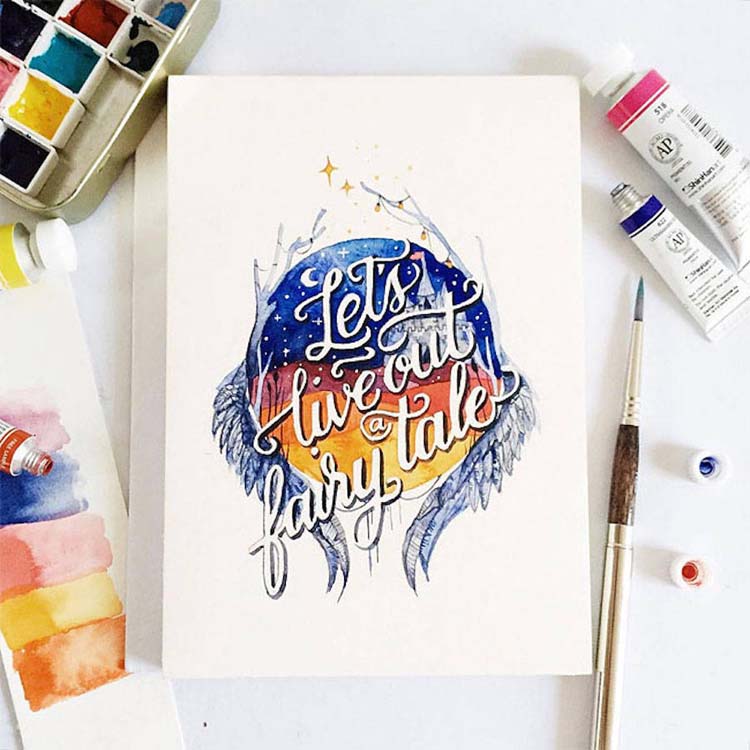 Beautiful Watercolor Quotes