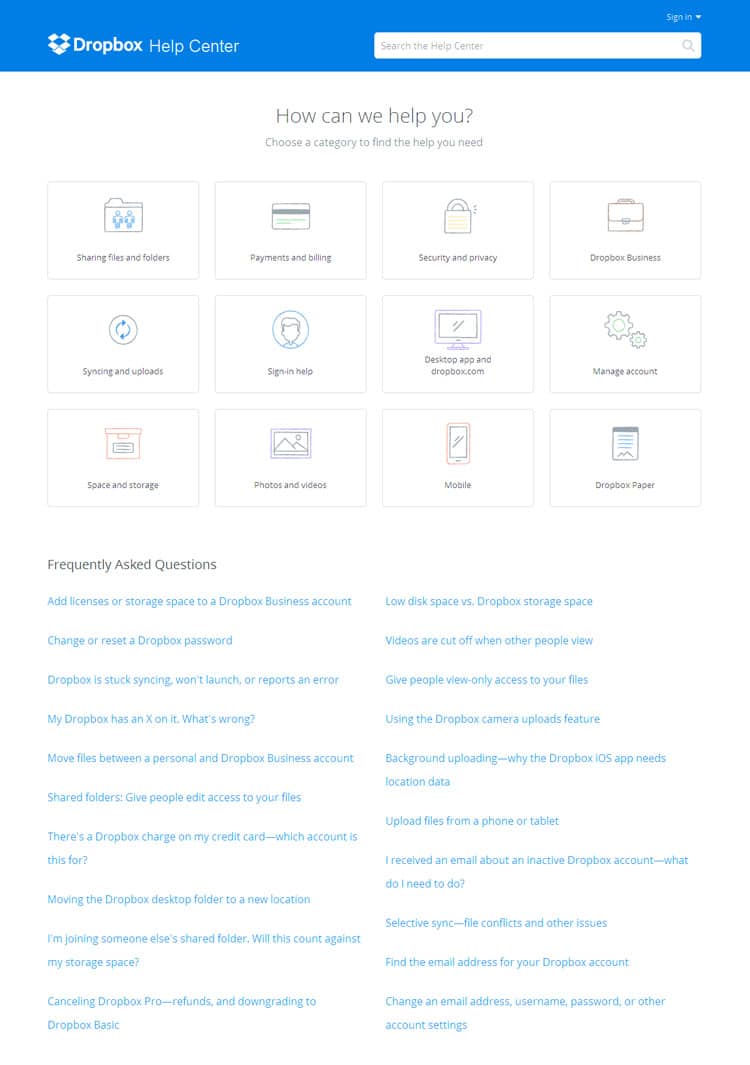 Examples of Building Proper FAQ Pages