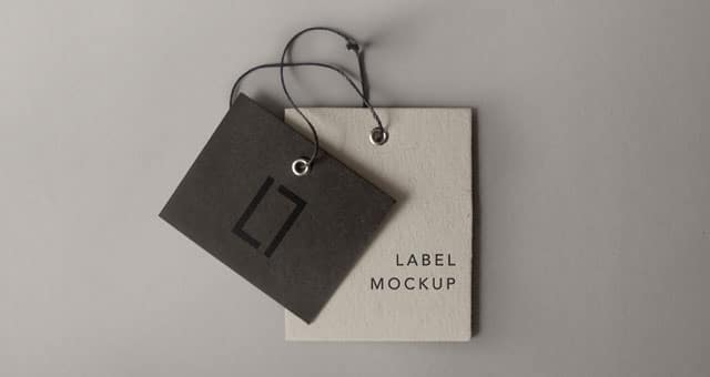 Free PSD Label Mockup