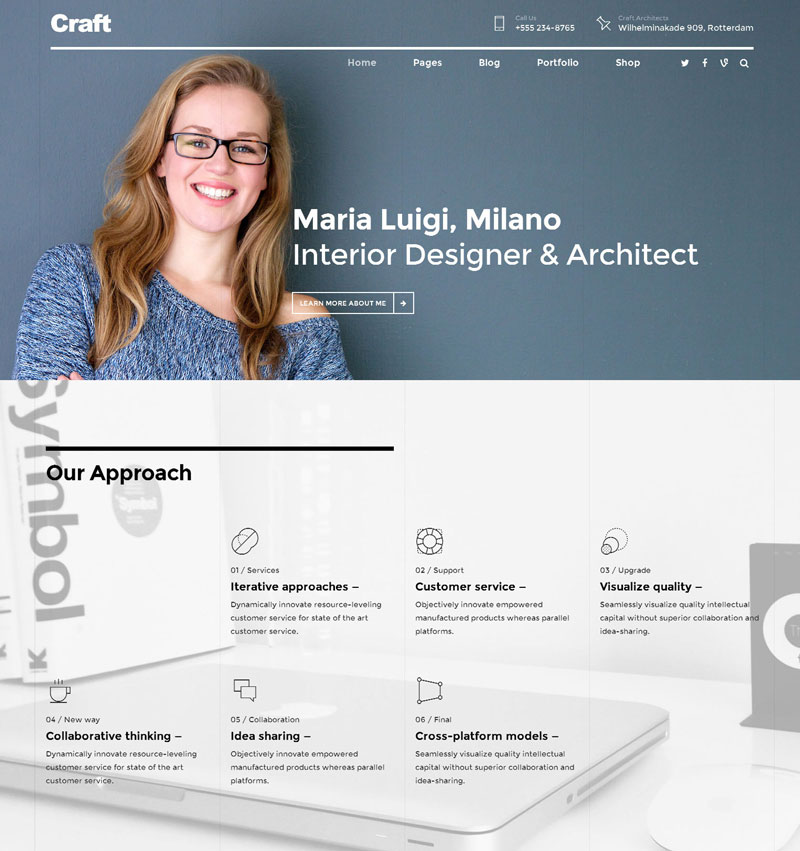 wordpress portfolio themes