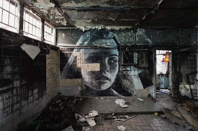 Collapse Portraits on Abandoned Buildings 