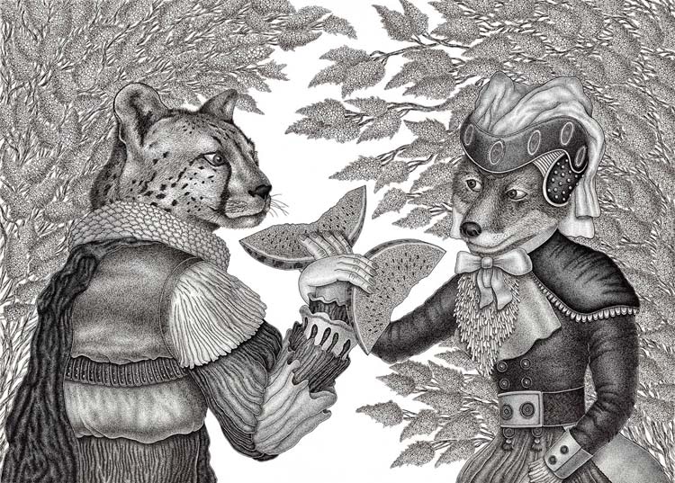 Marvelous Hand Drawn Graphic Work 