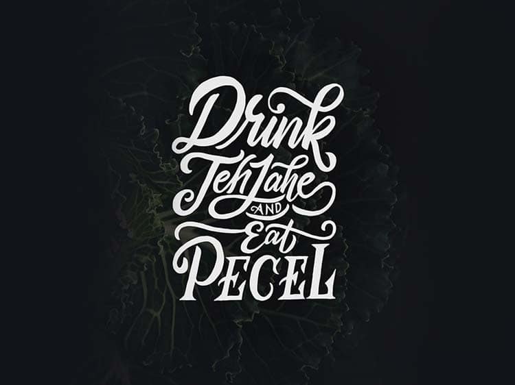 Drink Teh Jahe and Eat Pecel