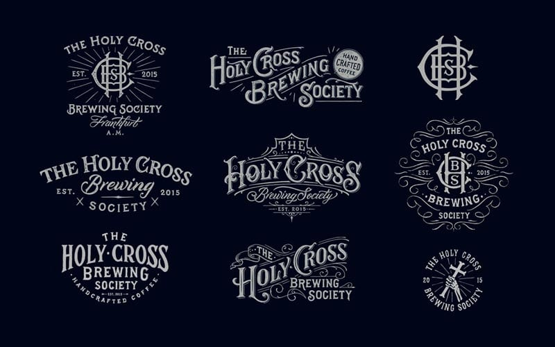 Hand Drawn Lettered Logos