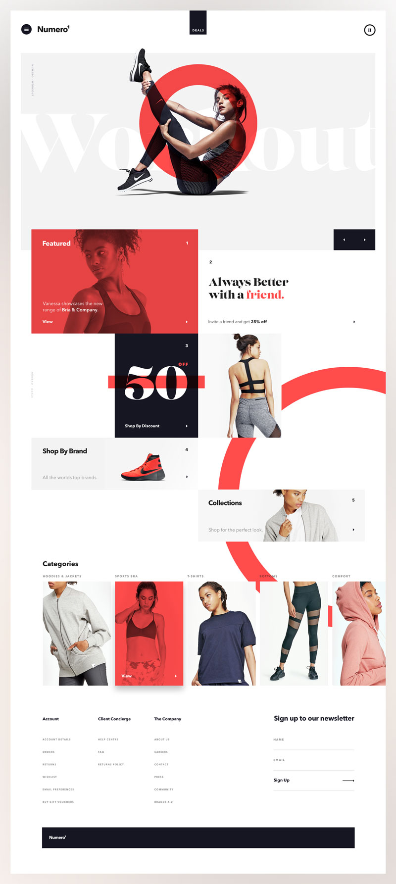 Website Design Inspiration for Products
