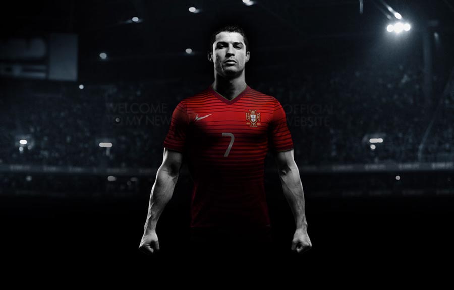 Cristiano Ronaldo Footballer Website Design