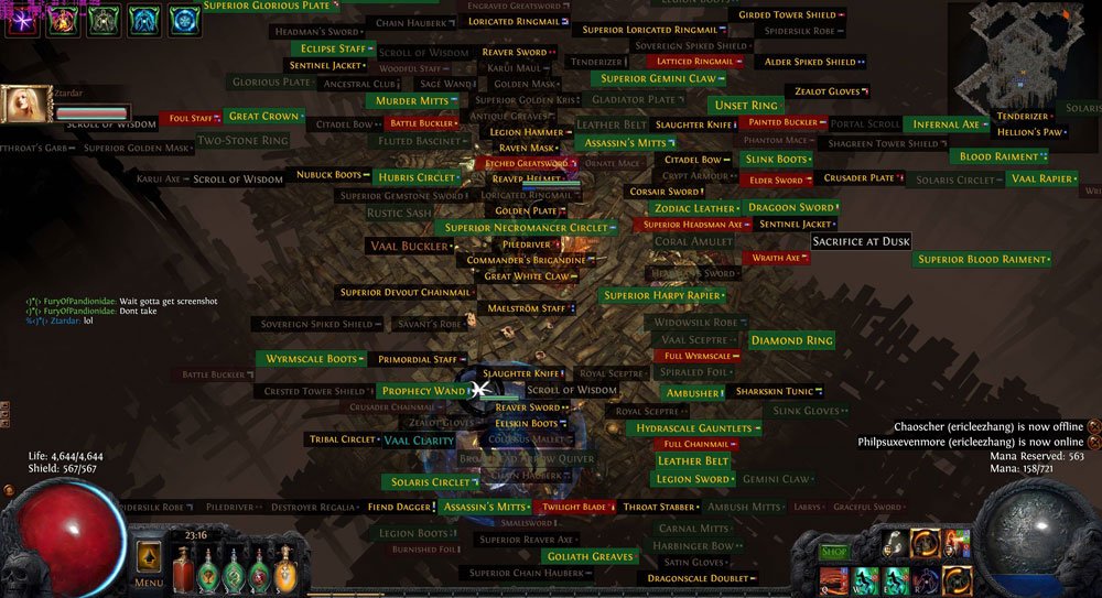 Neversink Loot Filter version 5.21 for Game Path of Exile