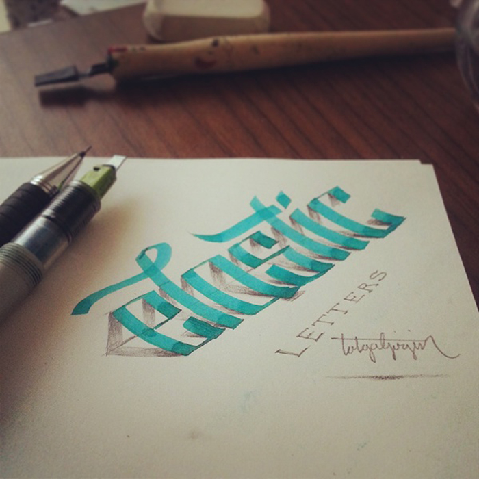 Incredible-3D-Calligraphy-and-Lettering