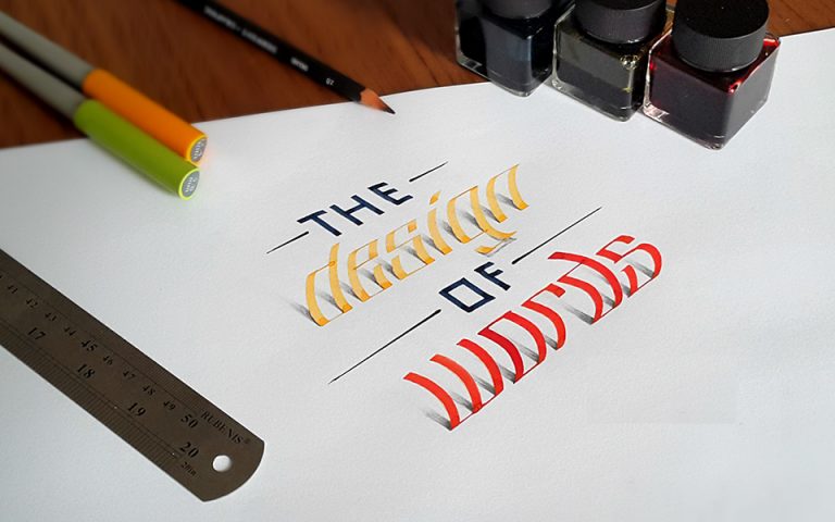 Incredible 3D Calligraphy and Lettering