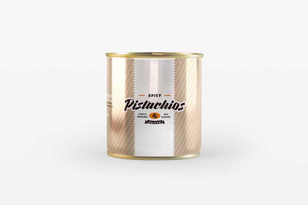Tin Can Package Mockup