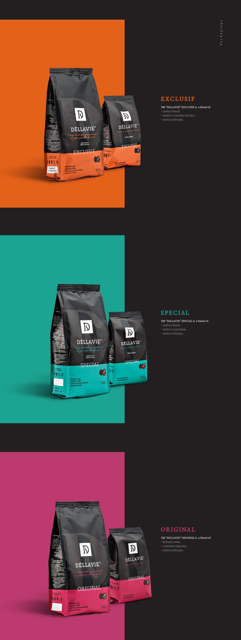 Dellavie Coffee Packaging 
