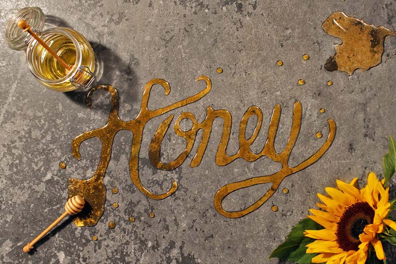 Twist Your Favourite Food Typography
