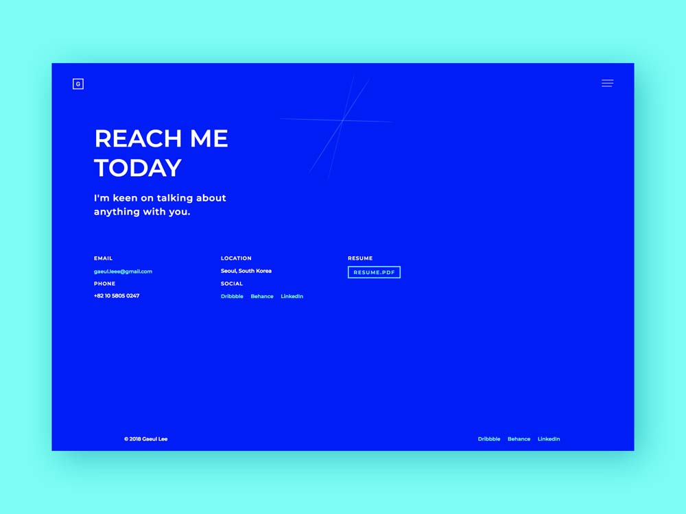 Contact Us Page Designs