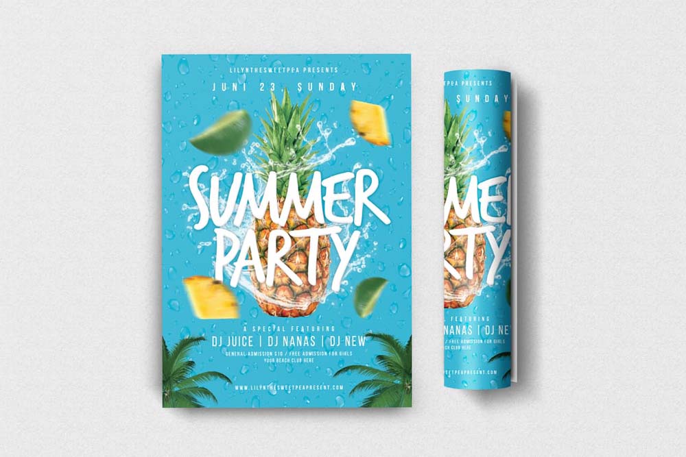 Best Summer Party Flyers for Advertising