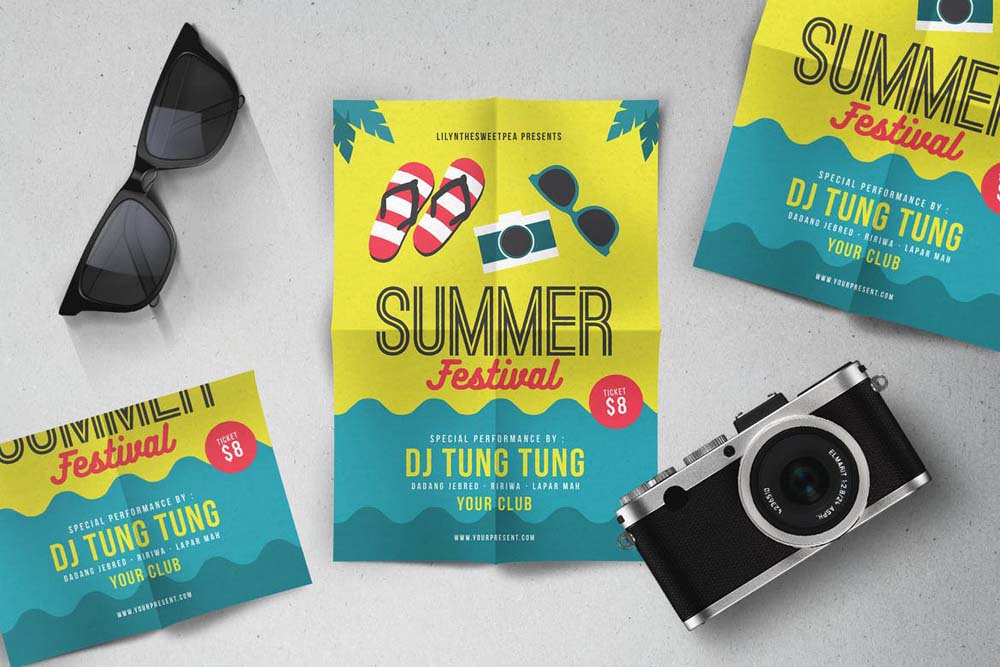 Summer Festival Party Flyer