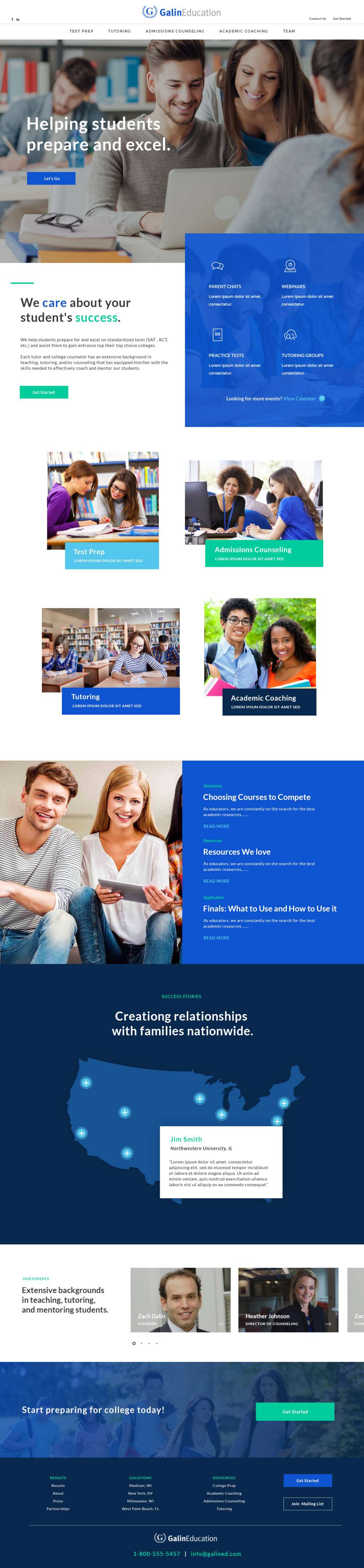 Education Web Design Inspiration