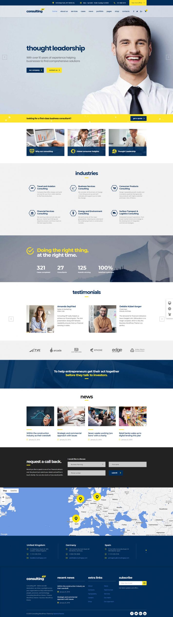 Consulting WordPress Themes