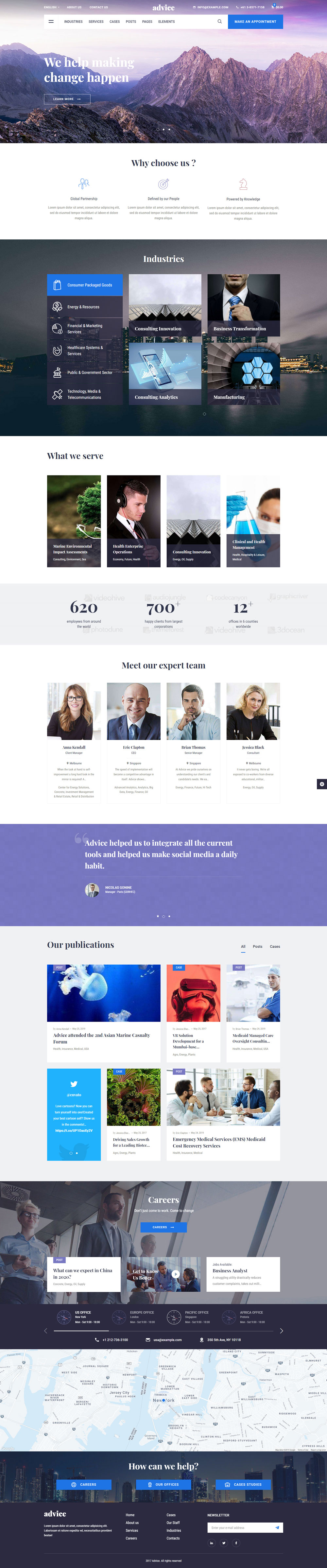Business Consulting WordPress Theme