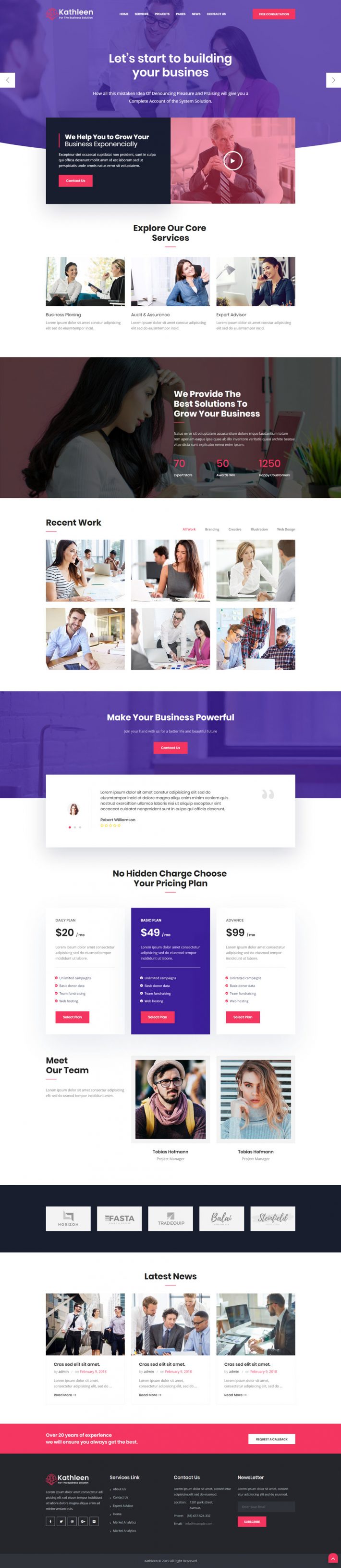 WordPress Themes for Consultants