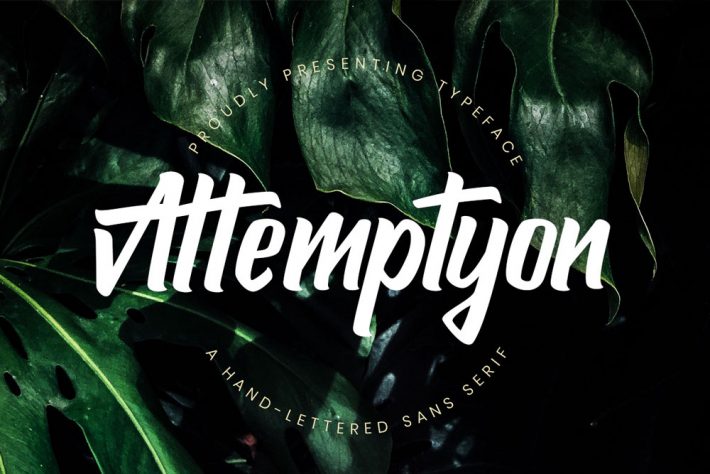 Attemptyon Sans Serif Free Fonts for Designers